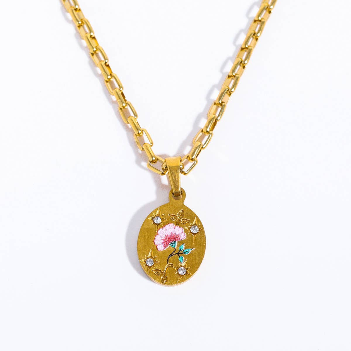 HAND PAINTED LIGHT LUXURY NECKLACE_CWAJE1594