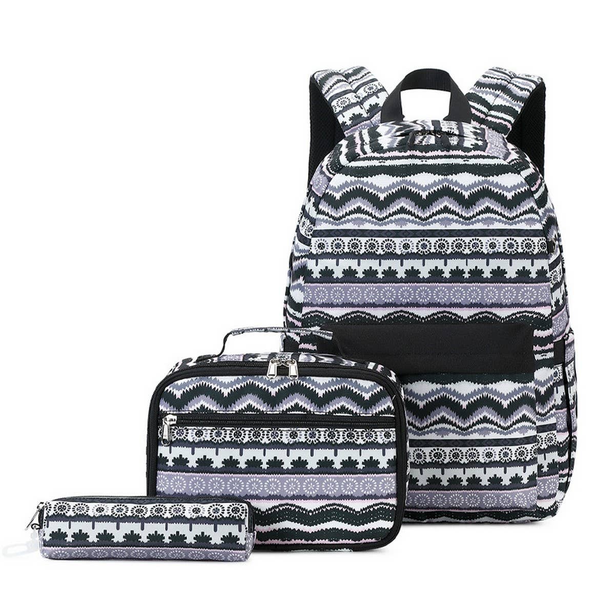 GIRLS BACKPACKS FOR SCHOOL 3 PIECE TRAVEL SET_CWAB5464