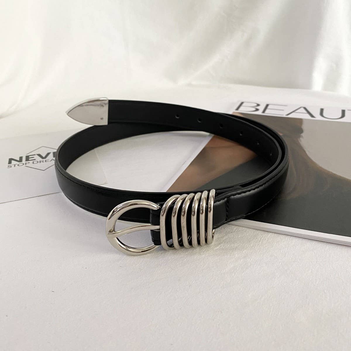 NICHE DESIGN HIGH END PIN BUCKLE BELT_CWABE0648