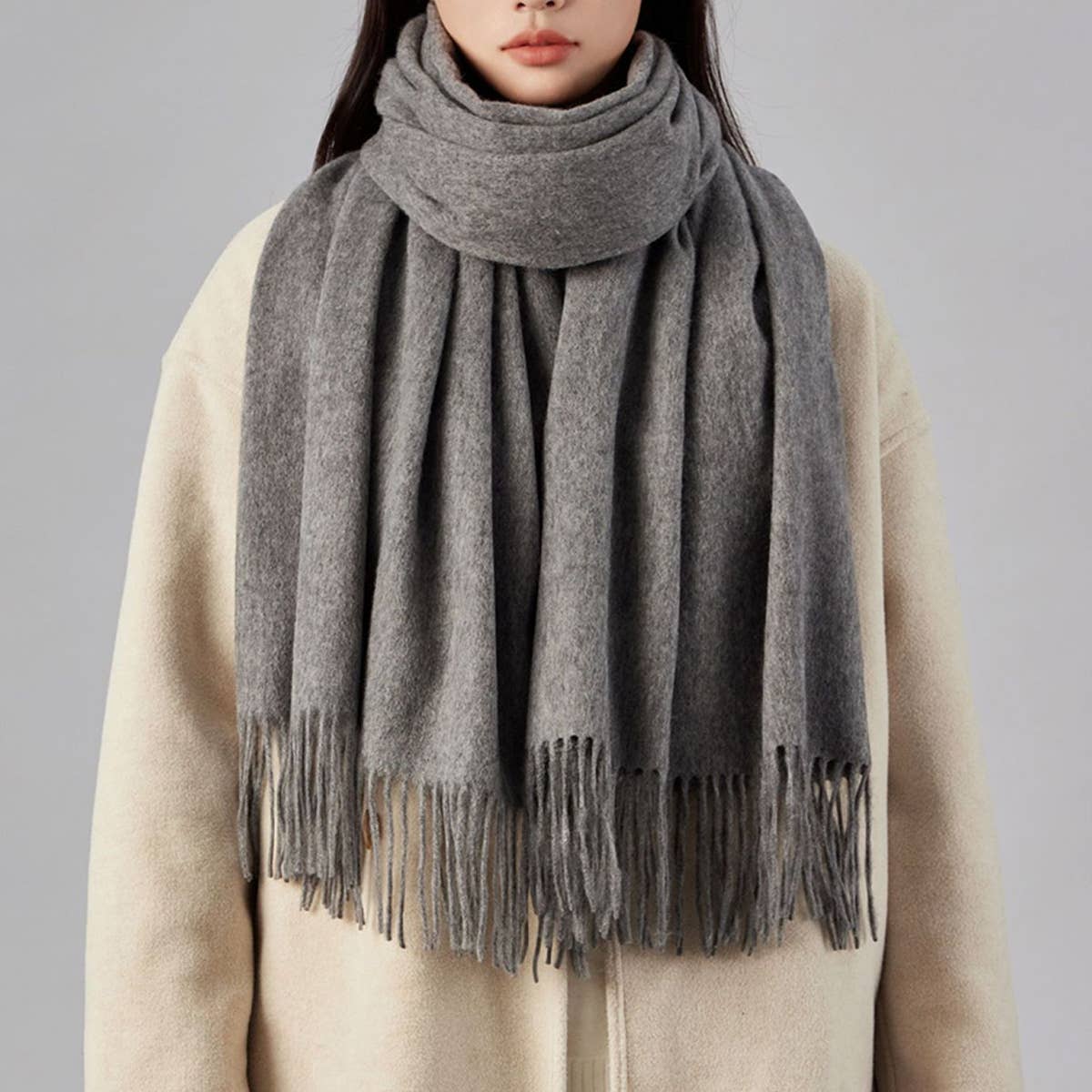 OVERSIZED FALL WINTER SCARF CHIC WARM WRAP_CWASC1094