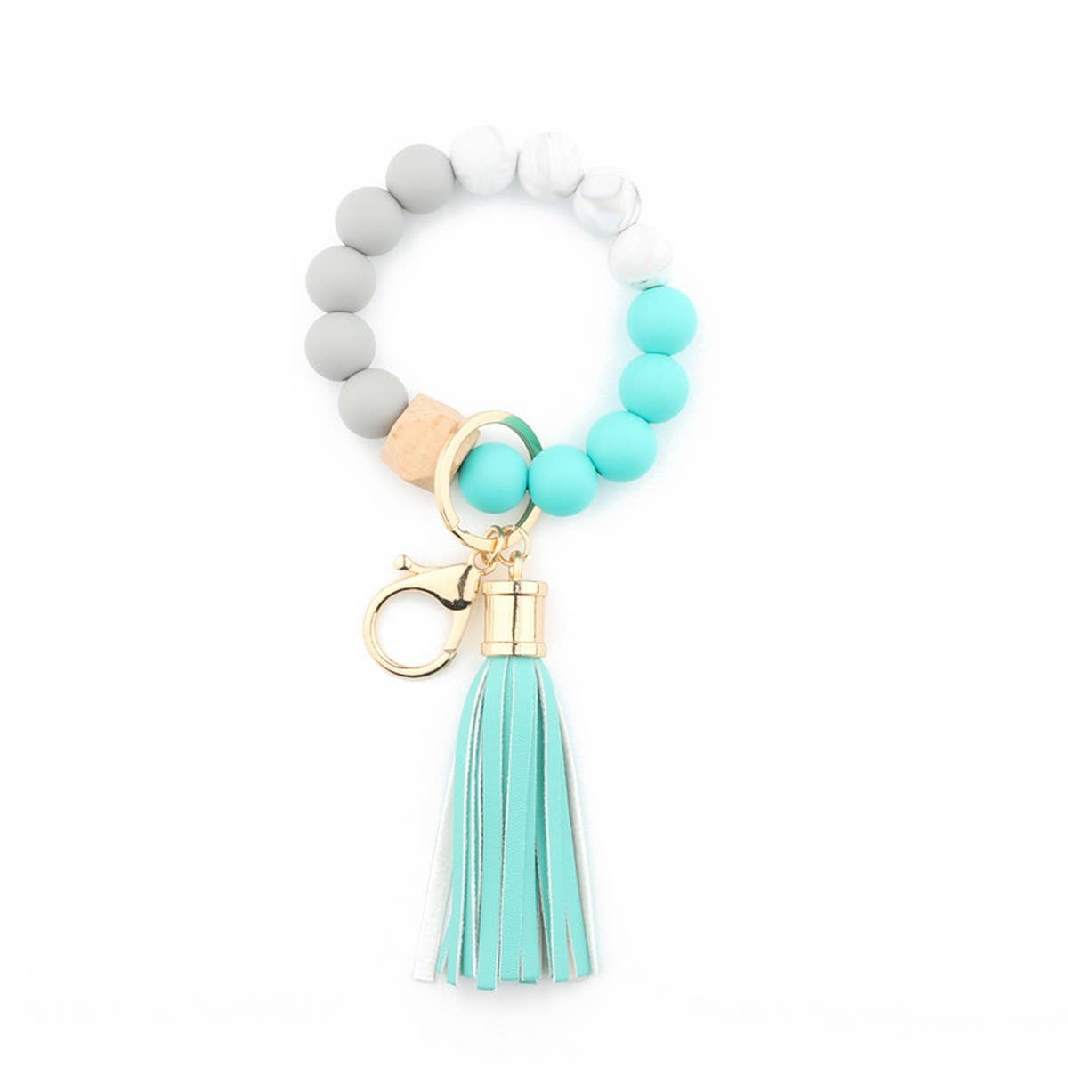 COLORFUL KEYCHAIN TASSEL BRACELET_CWAJE0655