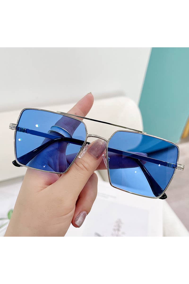 FLAT TOP FRAME SQUARE SUNGLASSES_CWASG0100