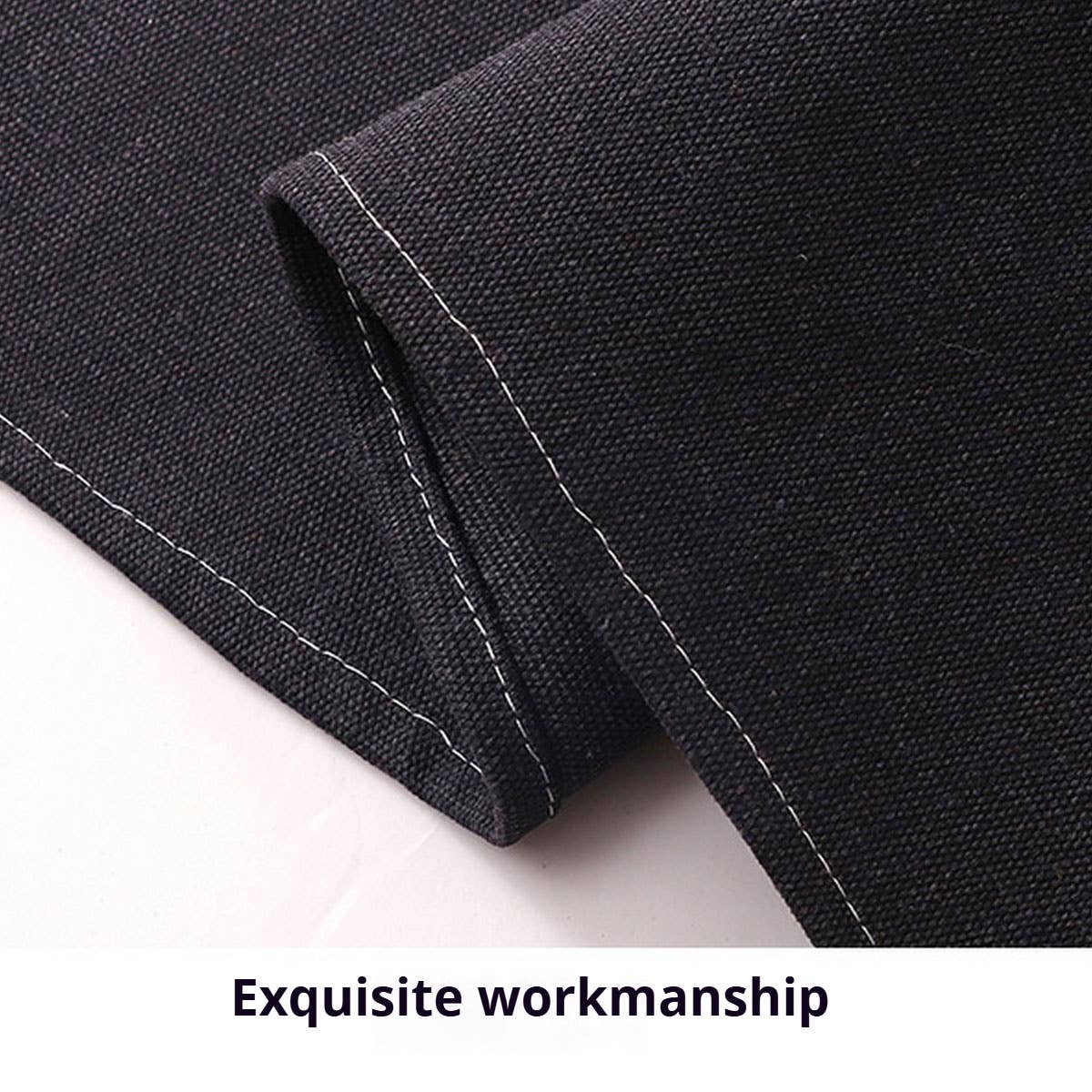 CUSTOM COTTON CANVAS KITCHEN APRON FOR WOMEN_CWMM6623