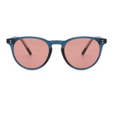 FASHIONABLE FAUX ACETATE ROUND FRAME SUNGLASSES_CWASG0506