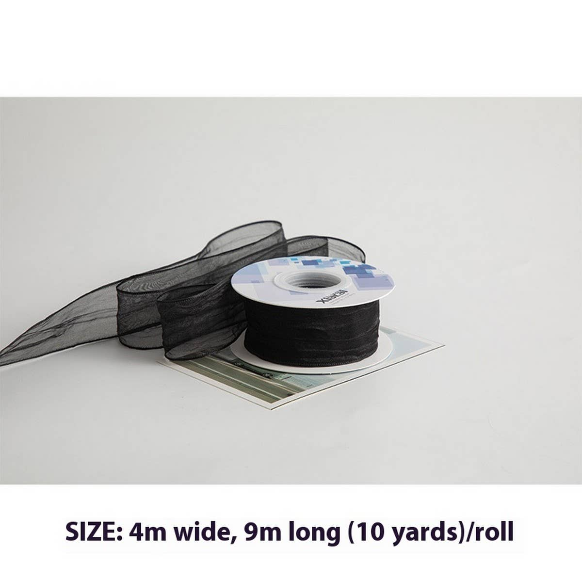 3D PLEATED RIBBON PEARLESCENT ORGANZA RIBBON_CWMM5749