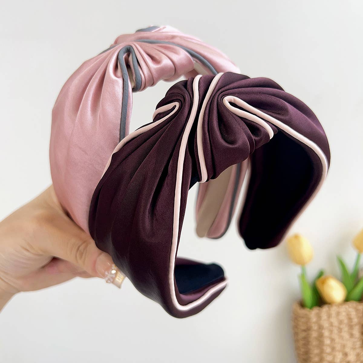 Elegant Satin Cross Knot Wide Hair Hoop_Cwaha07369