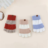 FASHIONABLE KNITTED WARM FLAP HALF FINGER GLOVES_CWAG0379