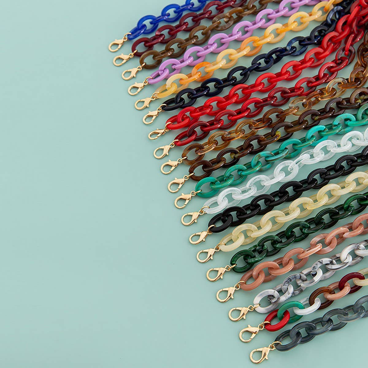 47 OVAL 0 67 0 98 ACRYLIC CHAIN BAG STRAP_CWMM5099