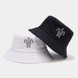 SUN PROTECTION VISOR EMBROIDERED BUCKET HAT_CWAH1570