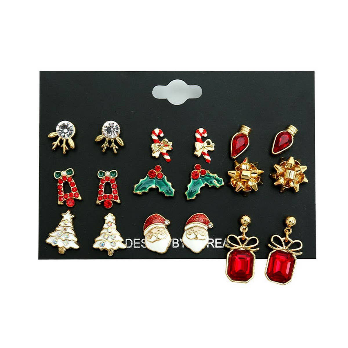 CHRISTMAS ELK EARRING SET EARRING COMBINATION_CWMM2615