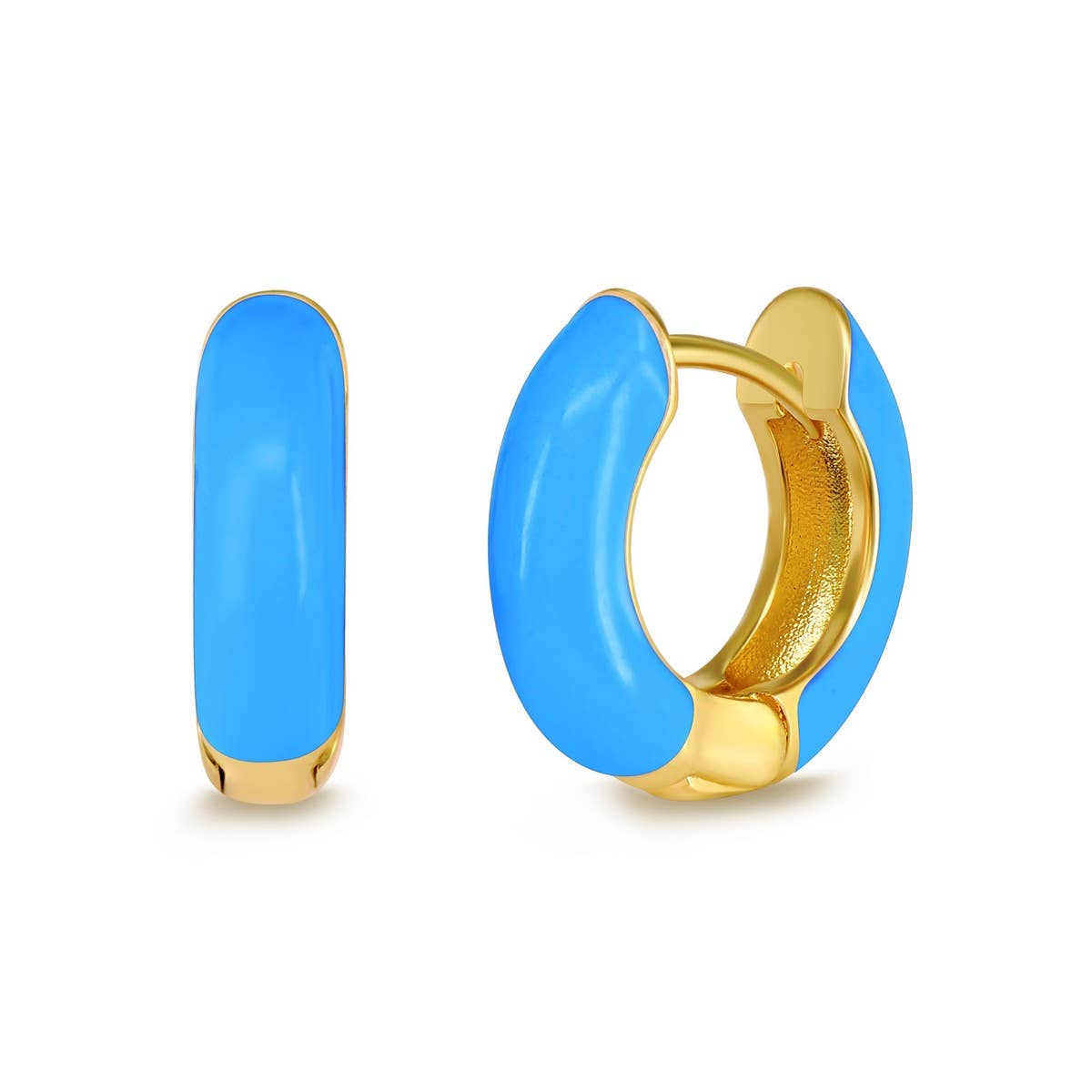 GEOMETRIC FRESH SWEET ROUND OIL DROP EARRINGS_CWAJE1759