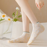 SUMMER THIN LACE INVISIBLE BOAT SOCKS_CWMS0518