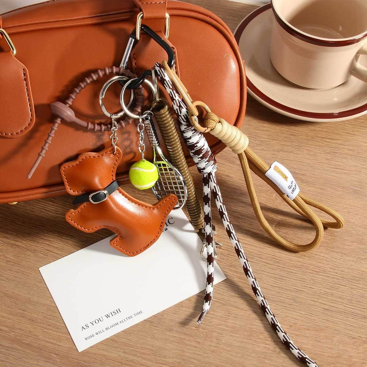 CARTOON DOG BAG CHARM BASEBALL CHAIN STYLE_CWMM7568