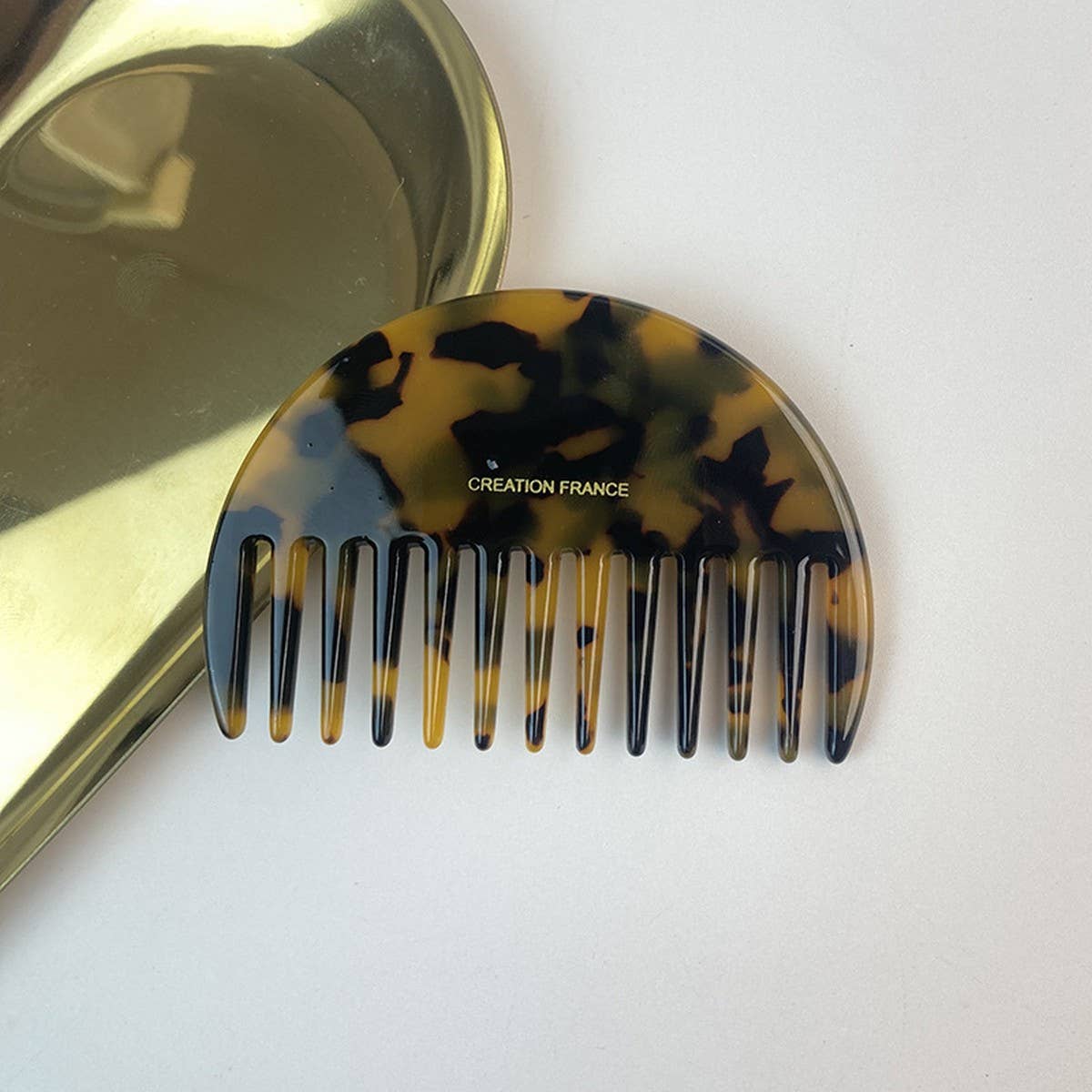 GEOMETRIC ACETATE COMB VINTAGE CUTE STYLE_CWMM6400