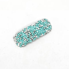 FRESH SWEET SILVER FULL RHINESTONE SIDE CLIP_CWAHA6363
