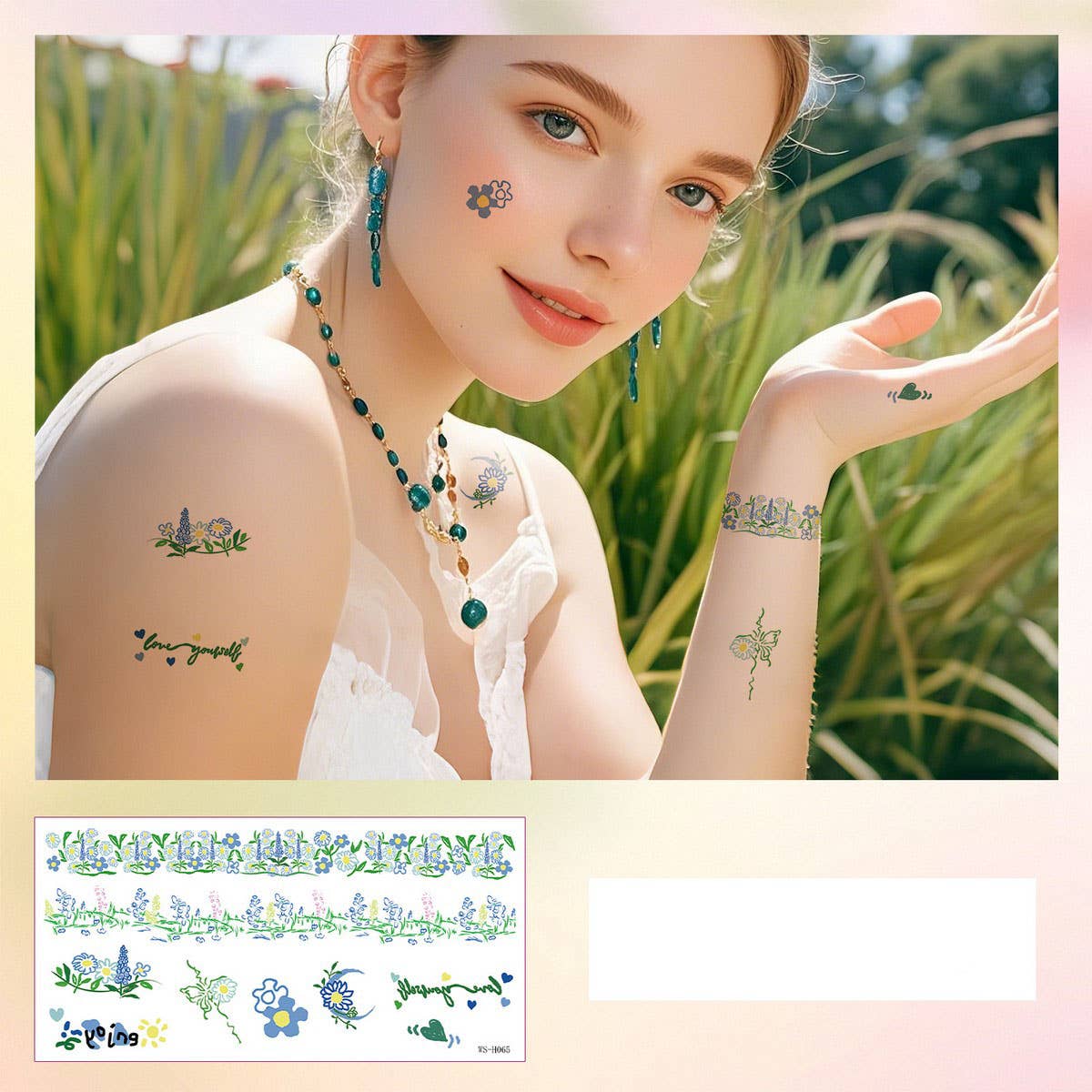 CUTE BAND TATTOO STICKERS WATERPROOF FOR ALL_CWMM8389