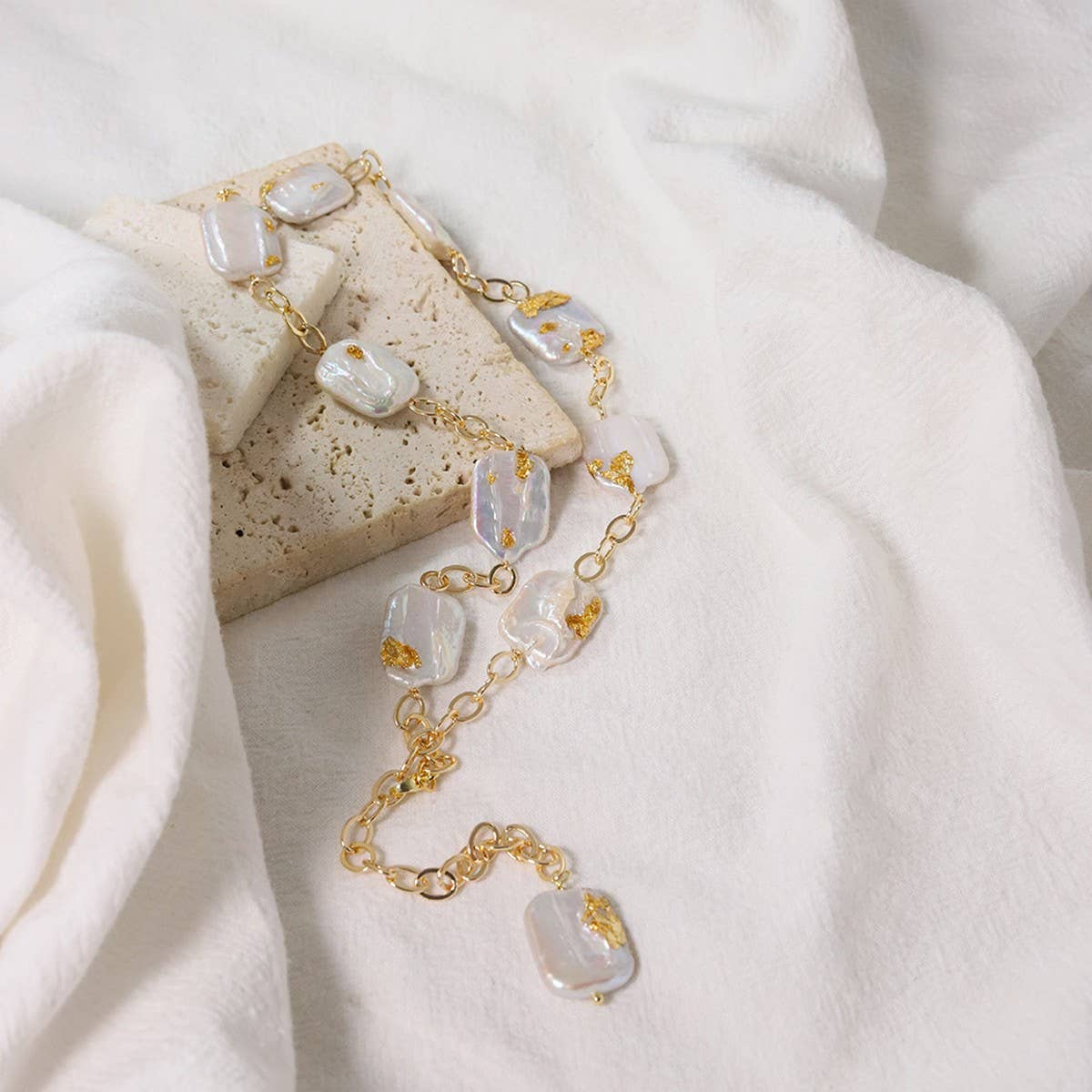 SIMPLE AND STYLISH ALL MATCH PEARL NECKLACE_CWAJE3841