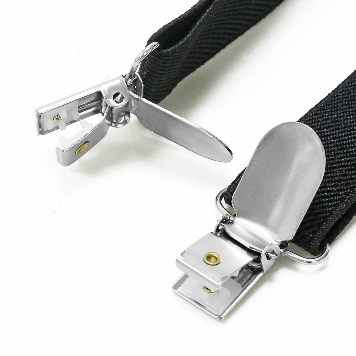 MULTICOLOR SOLID COLOR SUSPENDER CLIP BOW TIE SET_CWMM1105