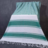 Wide Stripe Tassel Towel Turkish Cotton Beach Wrap_Cwmm7669