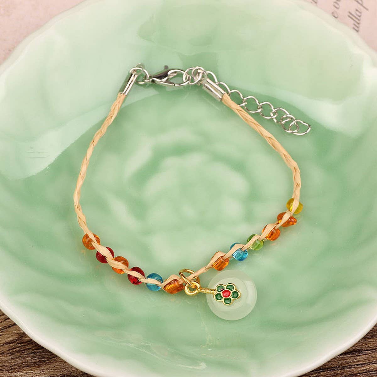 NEW FASHION RETRO BOHEMIAN BRAIDED BRACELET_CWAJE3974