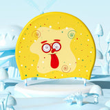 KIDS SWIM CAP CARTOON CUTE WATERPROOF SILICONE HAT_CWMM6723