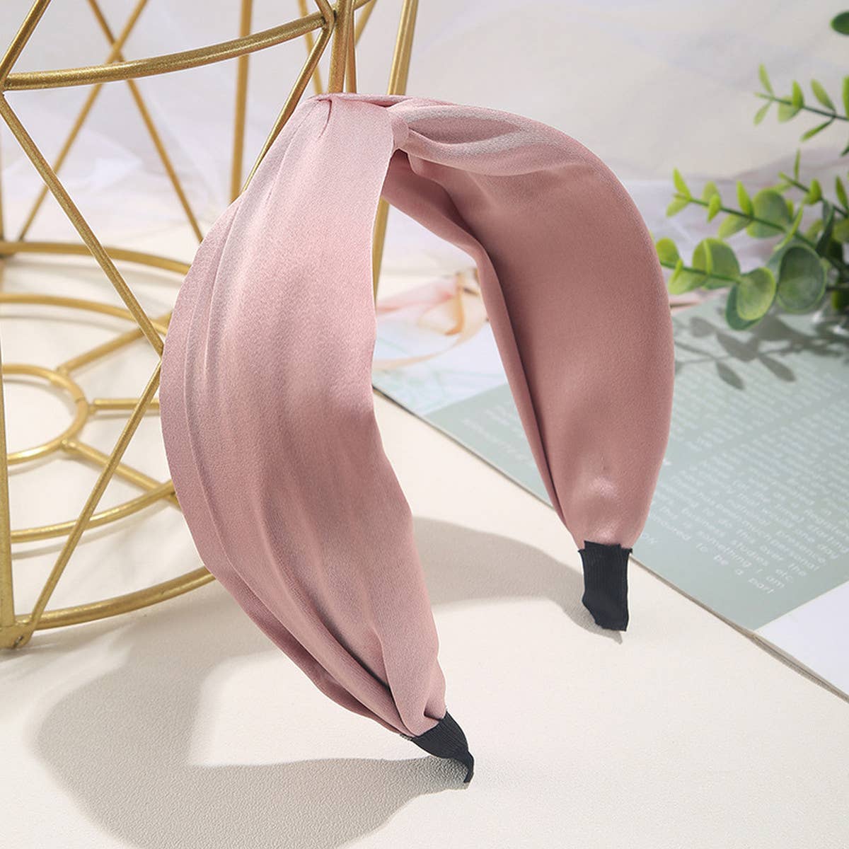 RETRO SOLID COLOR HIGH SKULL HEADBAND_CWAHA1685