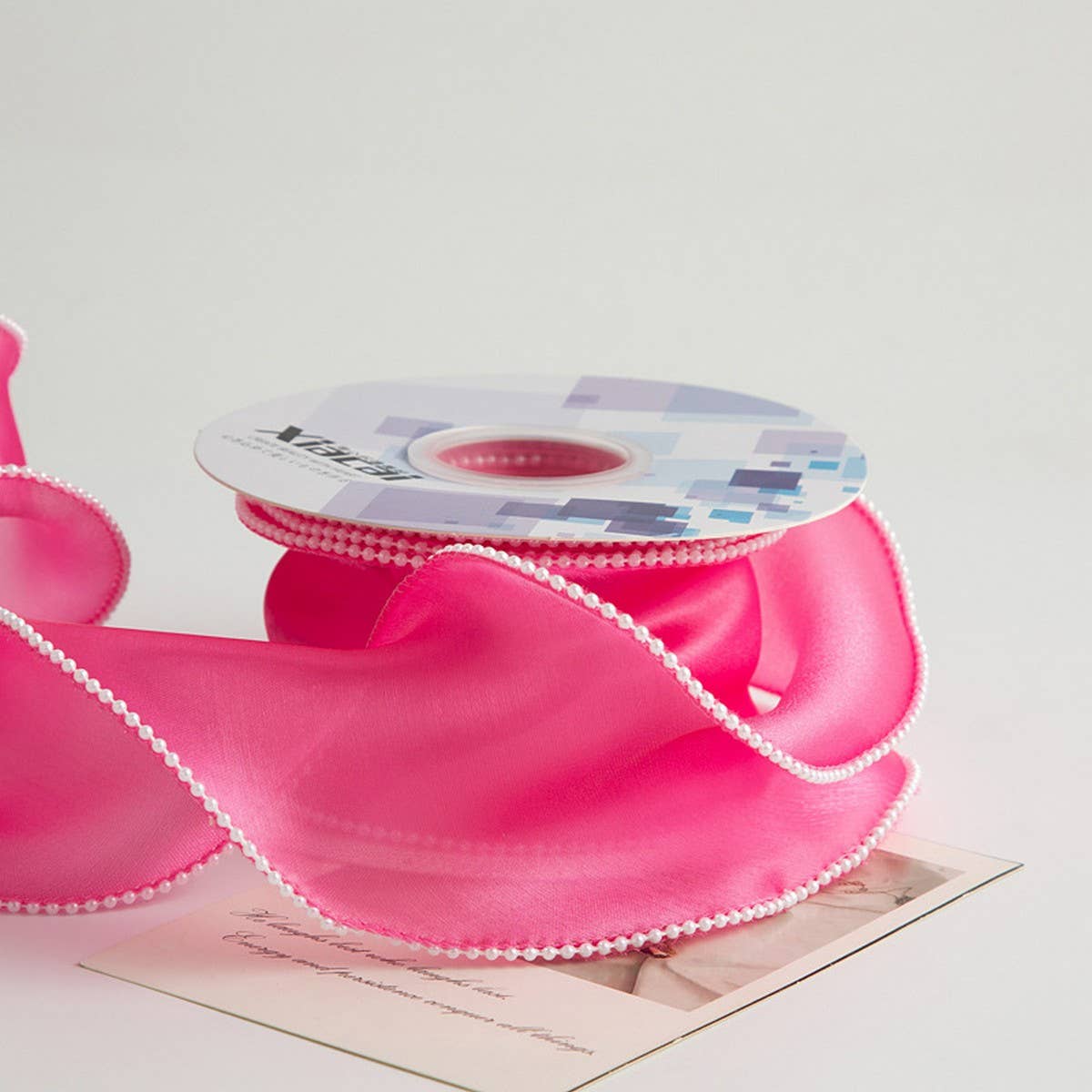 6CM PEARL FISHTAIL YARN RIBBON DIY RIBBON_CWMM5769