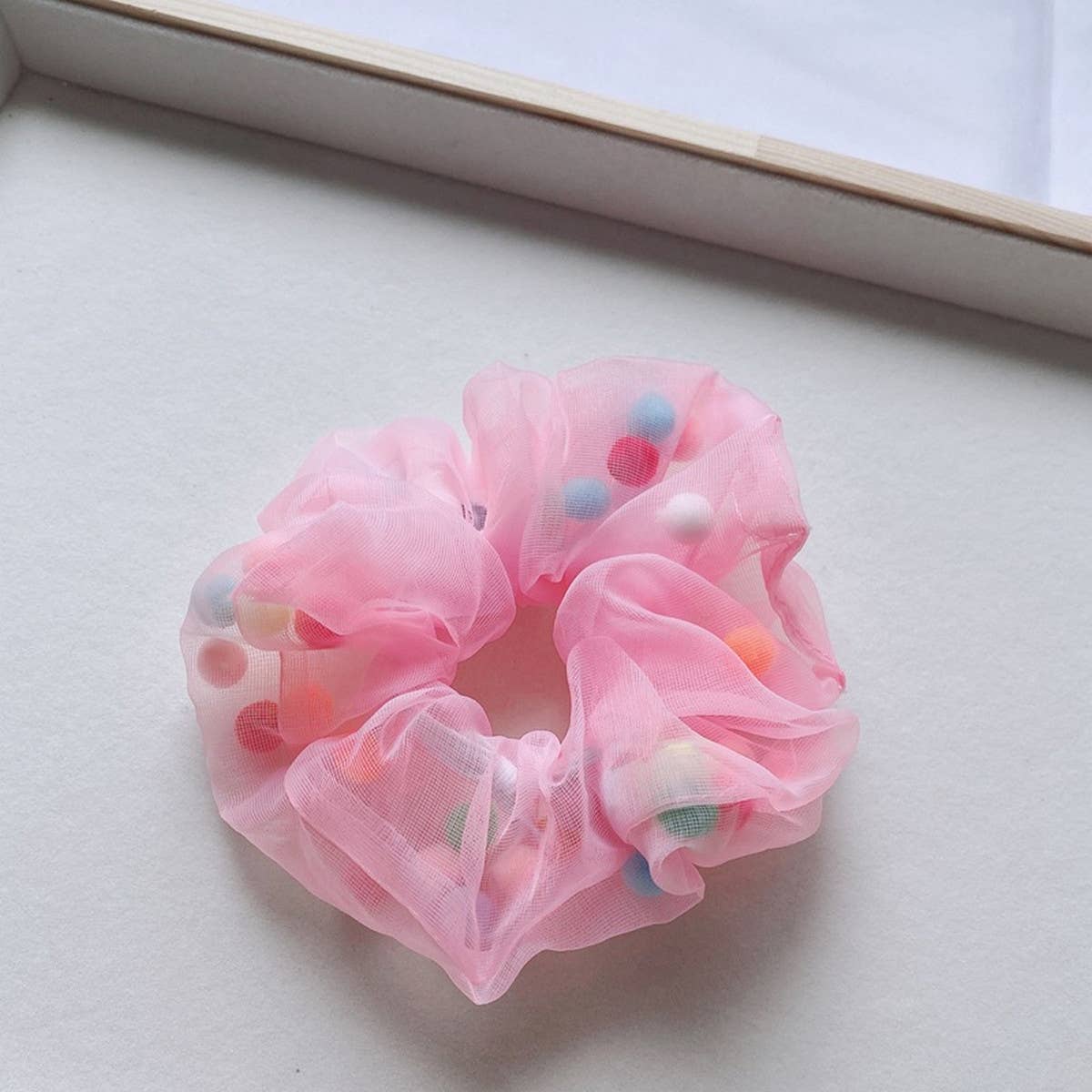 GIRLS CUTE COLORFUL BALL HAIR TIE_CWAHA1847