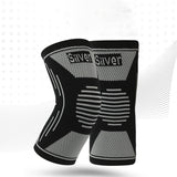SILVER FIBER SPORTS KNEE BRACE ODOR FREE BREATHABLE_CWMM7885