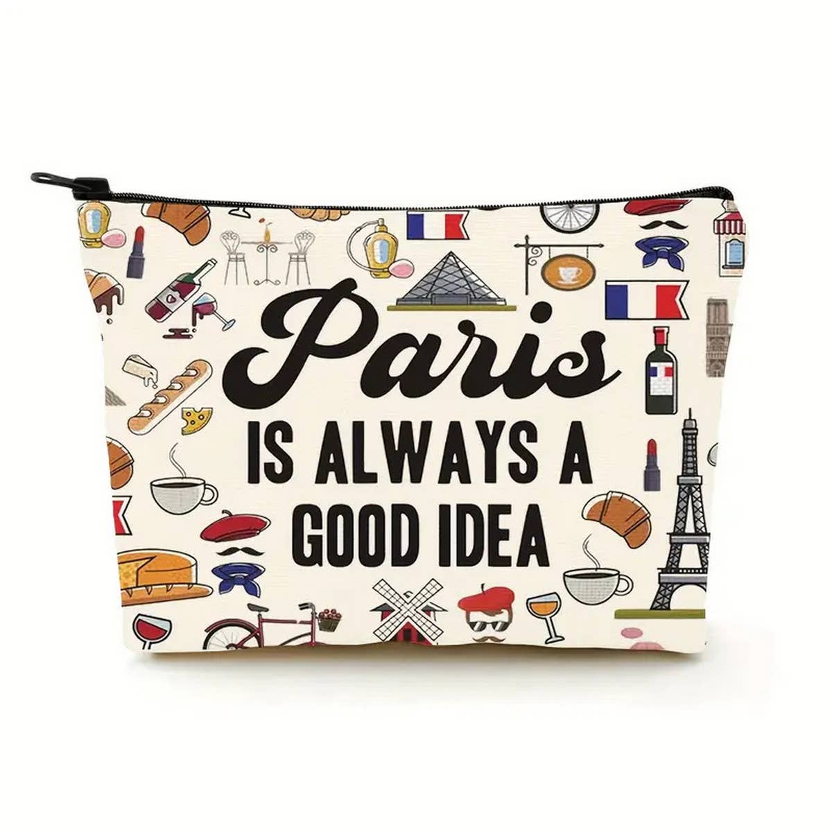 MULTIFUNCTIONAL DOUBLE SIDED PRINTED COSMETIC BAG_CWAB2250