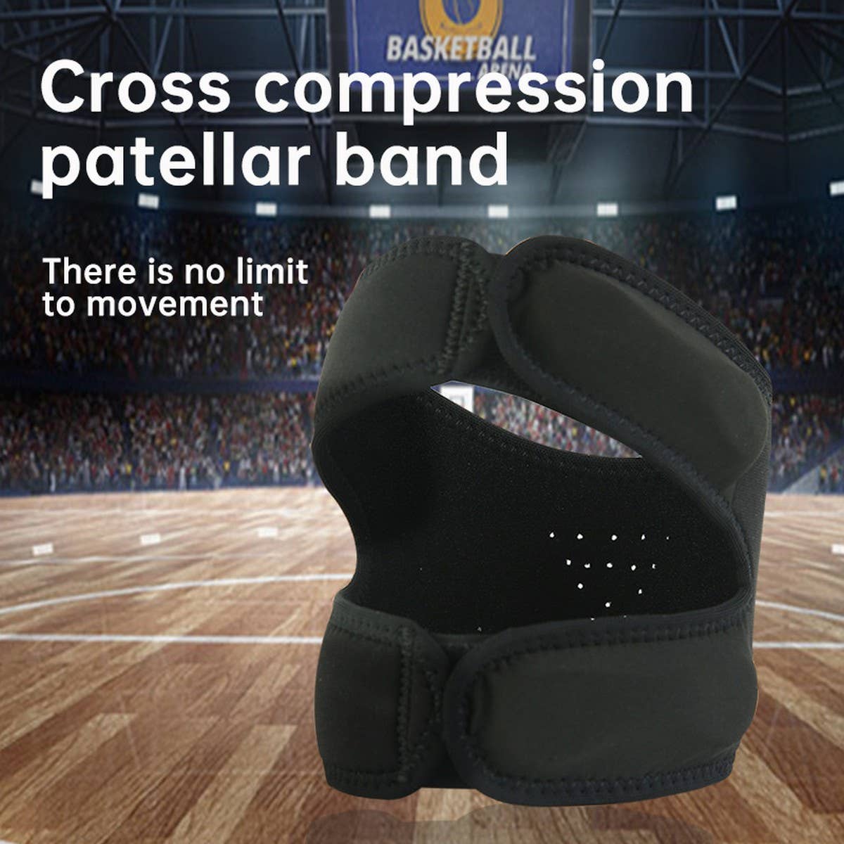 COMPOSITE PATELLA KNEE BRACE WITH COMPRESSION_CWMM7896