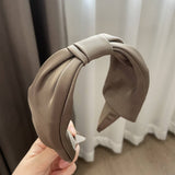 BOW ELEGANT SOLID COLOR HEADBAND_CWAHA2852