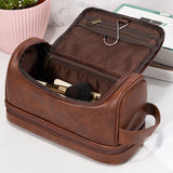 SIMPLE PORTABLE PU LEATHER COSMETIC BAG_CWAB0578