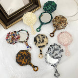 CREATIVE POLYGON SHAPE HANDHELD COMPACT MIRROR_CWMM6375