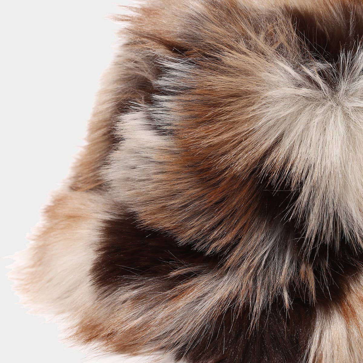 Fluffy Faux Fur Bucket Hat Trendy Winter_Cwah04781