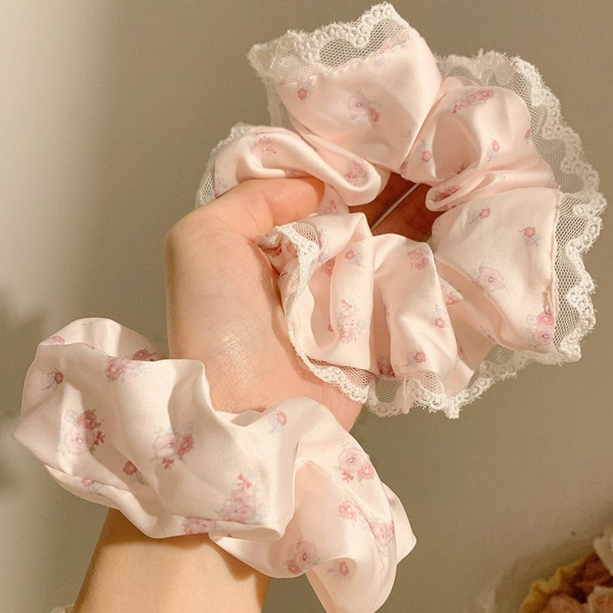 PINK FLORAL BOW HAIRBAND FASHION HEADDRESS_CWAHA3708