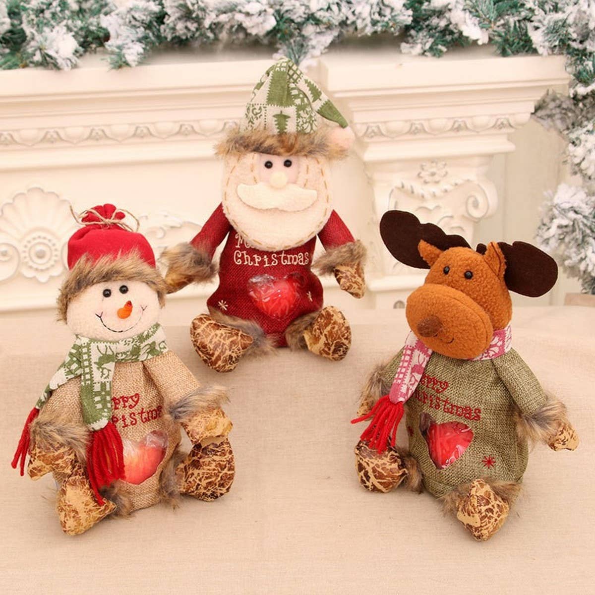 CHRISTMAS APPLE BAG ZIPPER CHRISTMAS GIFT BAG_CWMM1905