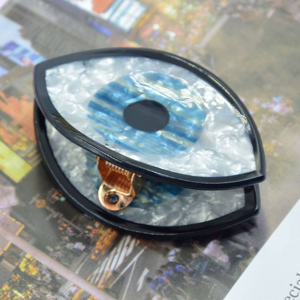 Evil Eye Halloween Hair Claw Clips_Cwaha0277