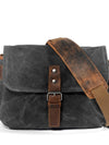 Waterproof Waxed Canvas Dslr Camera Satchel_Cwab5557
