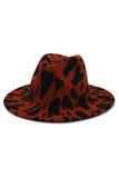 COW PATTERN TRENDY PANAMA HAT_CUAH013