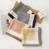 Retro Fashion Classic Small Square Scarf_Cwasc0491