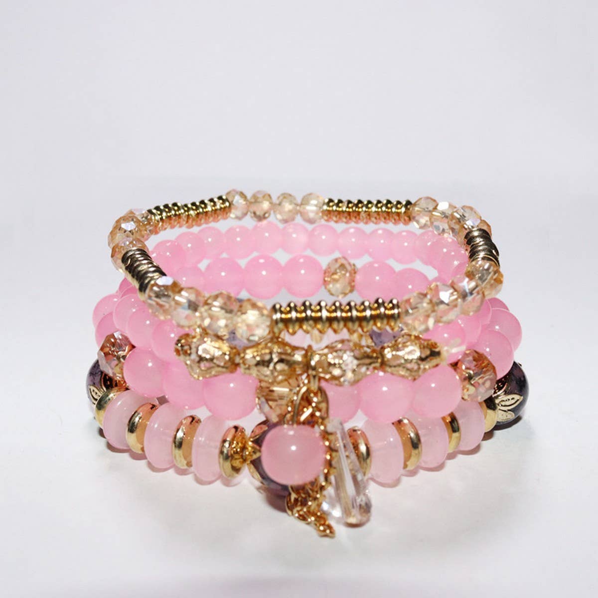 MULTI LAYERED CRYSTAL BRACELET EXOTIC SET_CWAJE1250