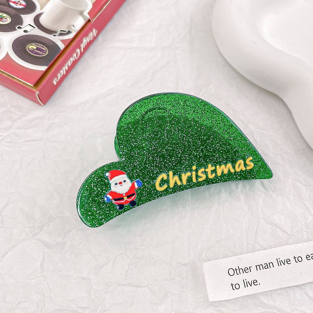 NEW SANTA CLAUS SWEET TEMPERAMENT HAIRPIN_CWAHA1600