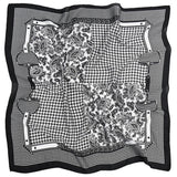 PAISLEY PRINT SATIN SCARF VERSATILE NECK WRAP_CWASC1171