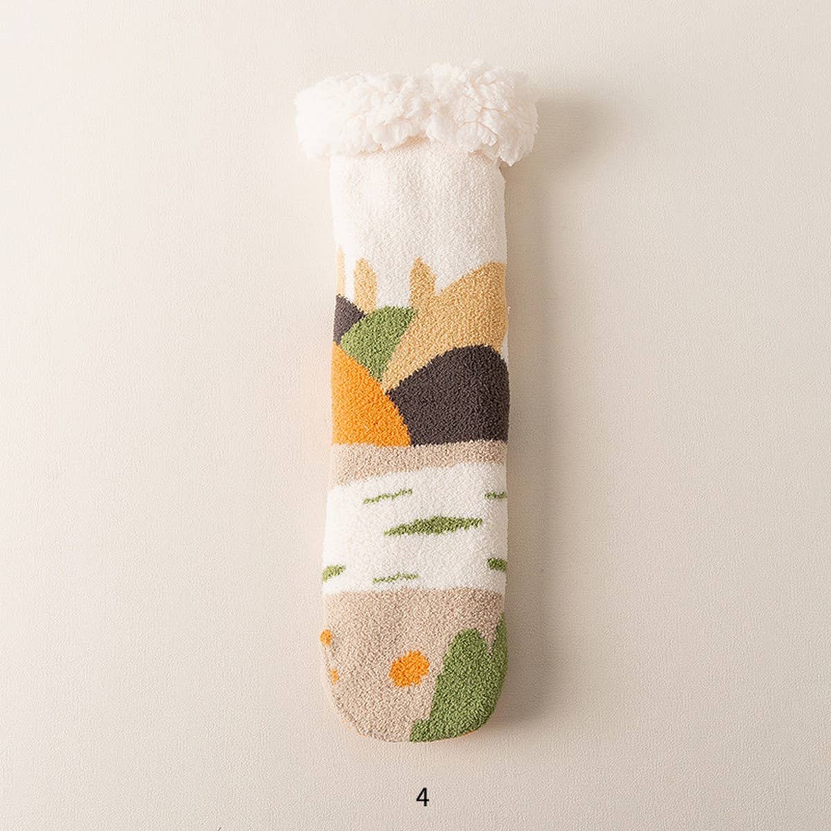 Winter Mid-Tube Non-Slip Floor Socks For Women_Cwms0770