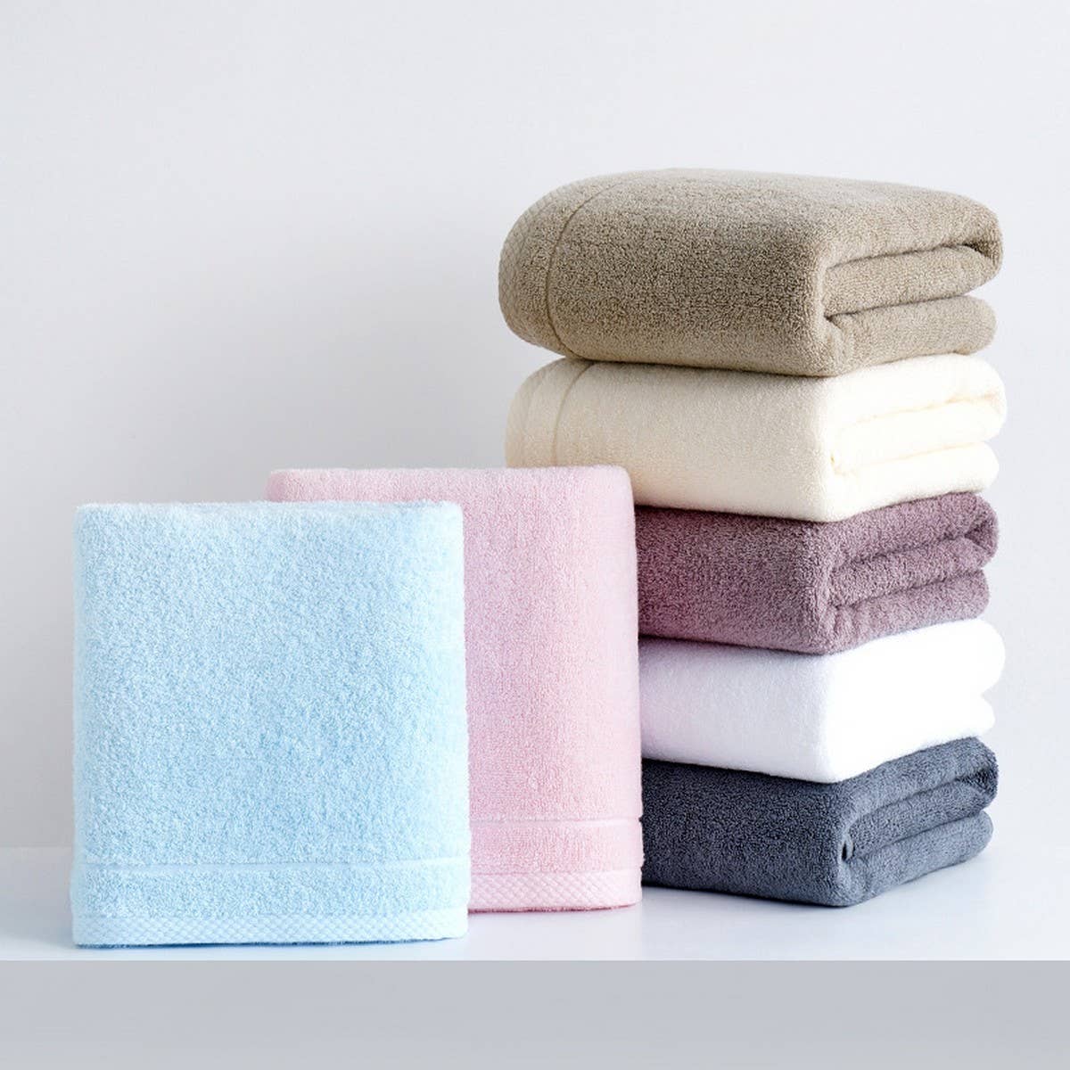 ADULTS THICKENED AND SOFT LARGE COTTON BATH TOWEL_CWMM2303