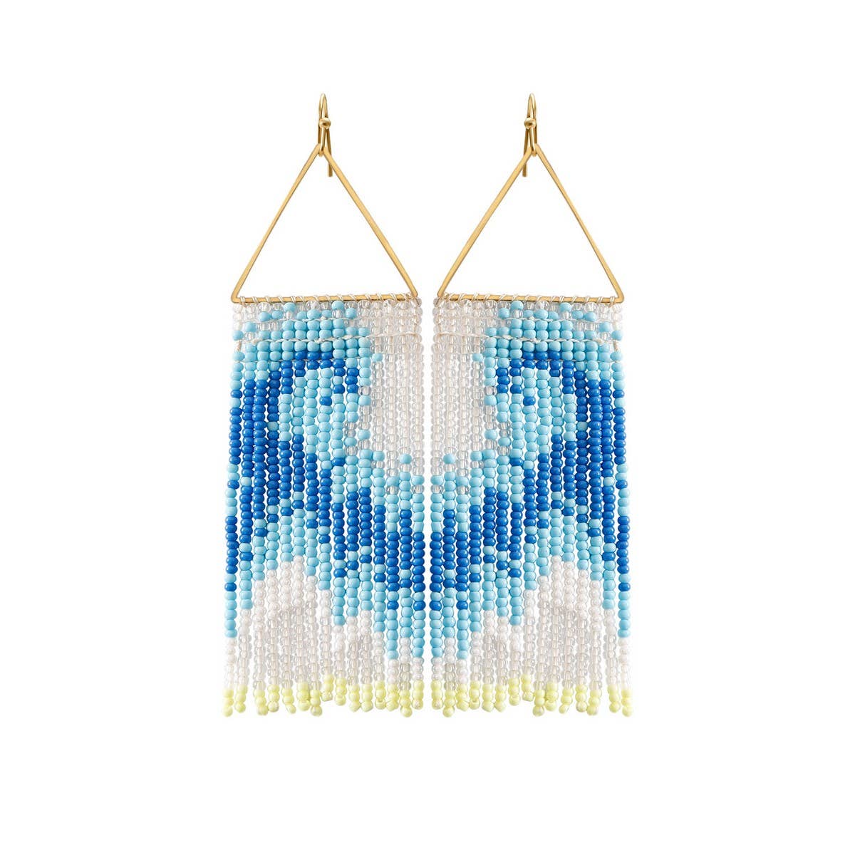 RESORT STYLE BEADED WAVY TASSEL PEARL EARRINGS_CWAJE1652