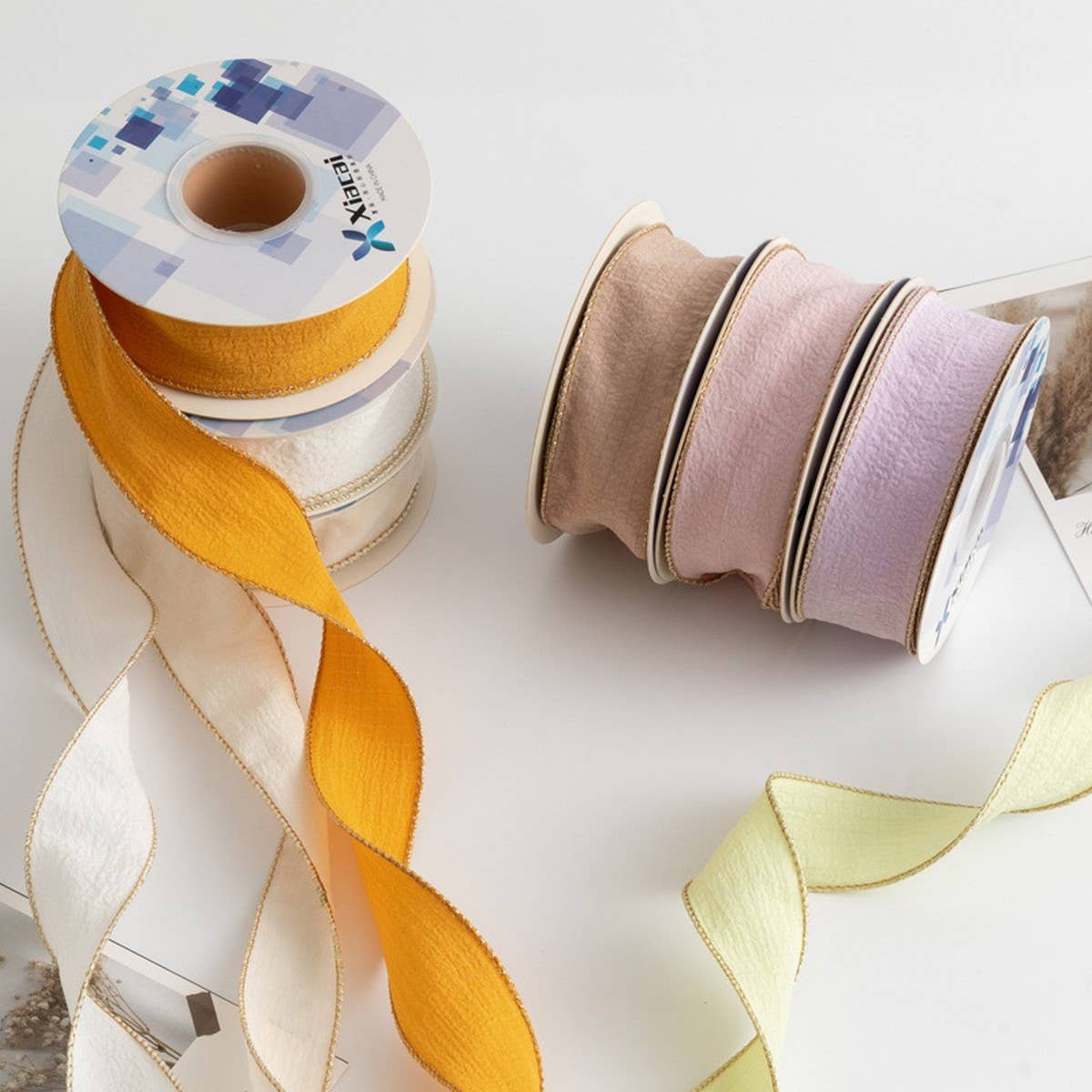 4CM FISHTAIL YARN RIBBON HEADDRESS DIY RIBBON_CWMM5774