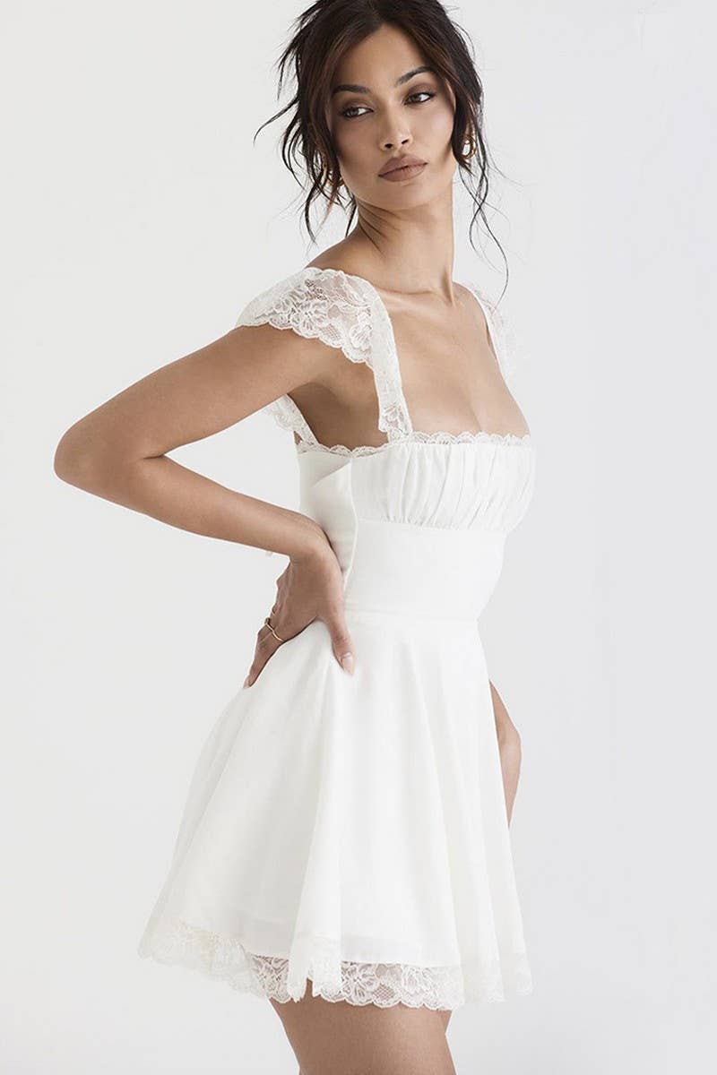Suspender Backless White Dress_Cwdhl0077