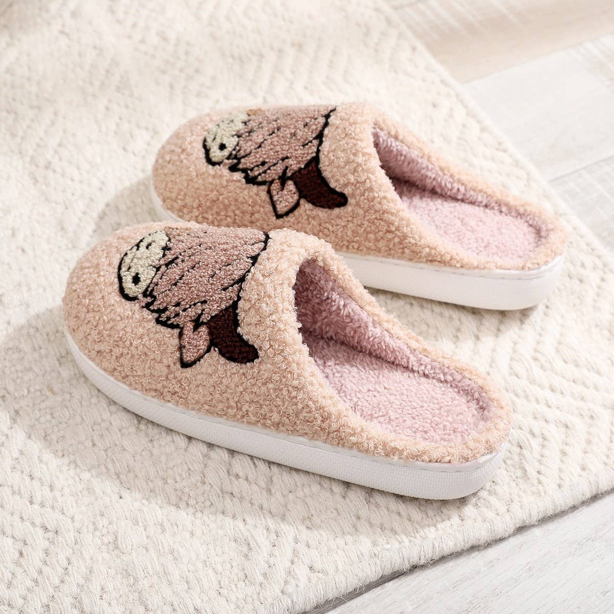 CHRISTMAS HOT SELLING ANIMAL PRINT COTTON SLIPPERS_CWSHS0870